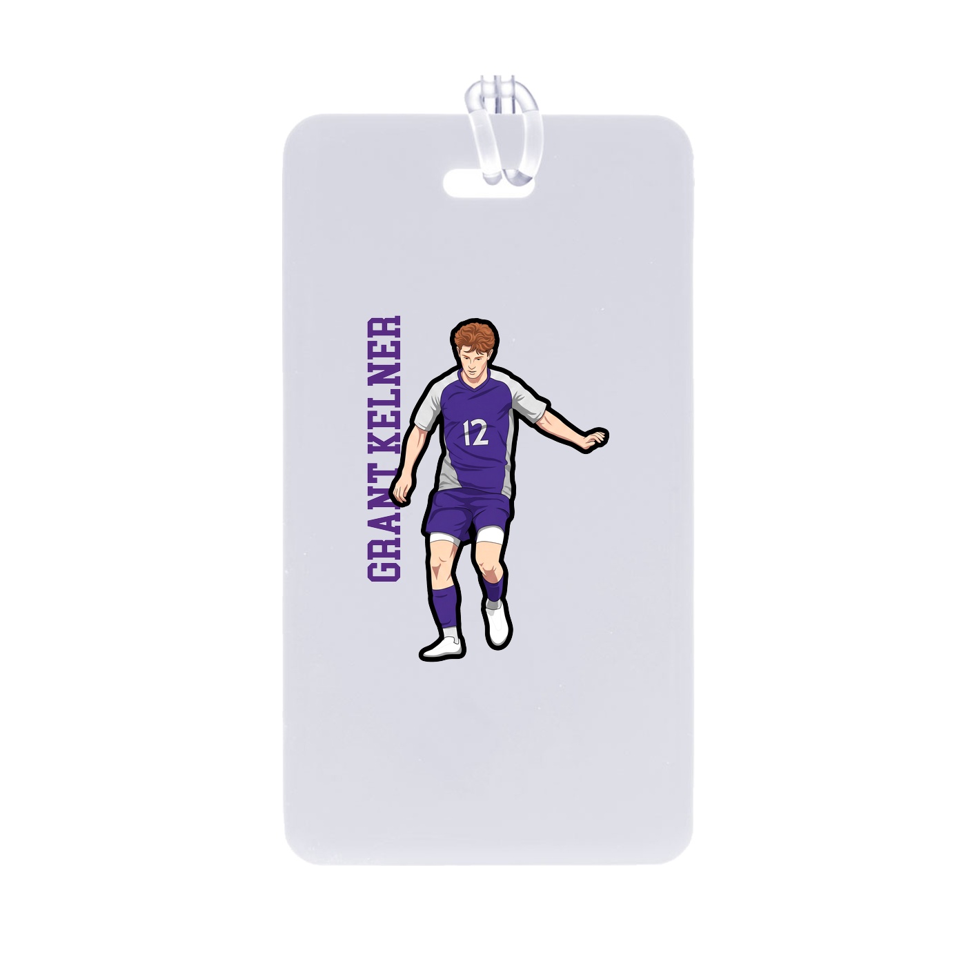 Bag Tag — Name Vertical in Classic