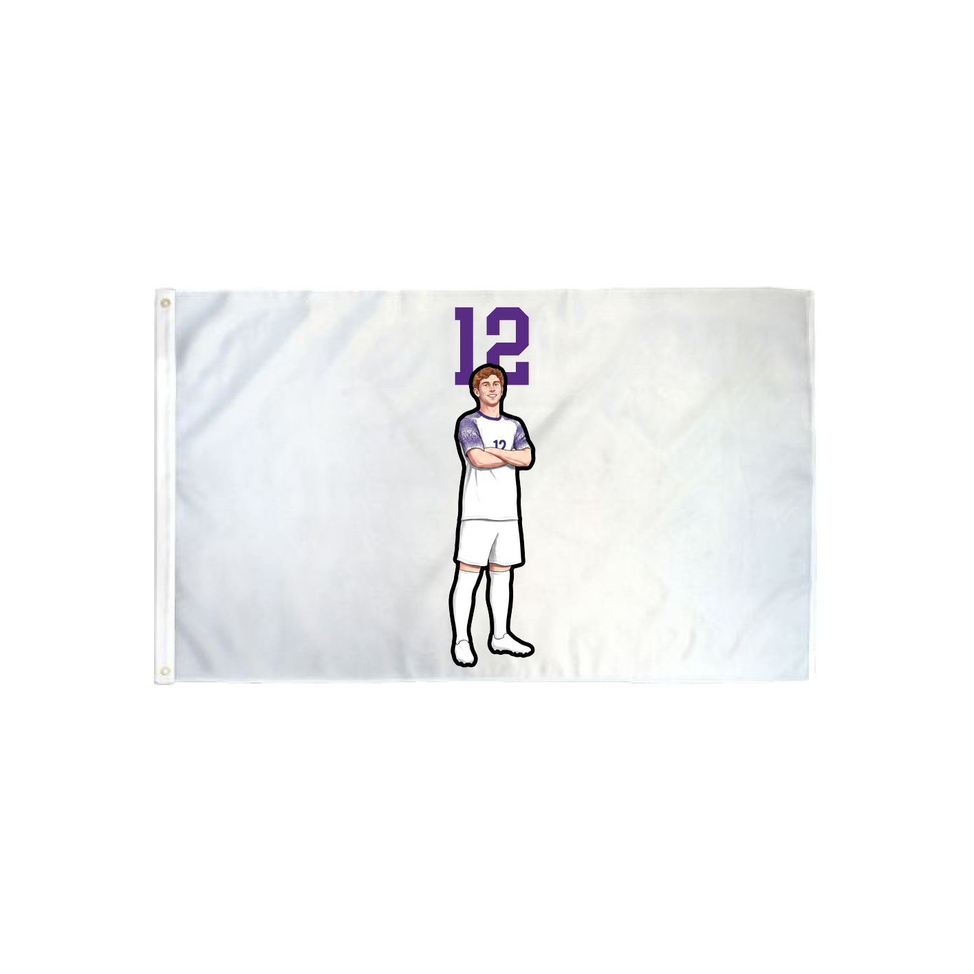 3x5 Flag — Number Top in Classic