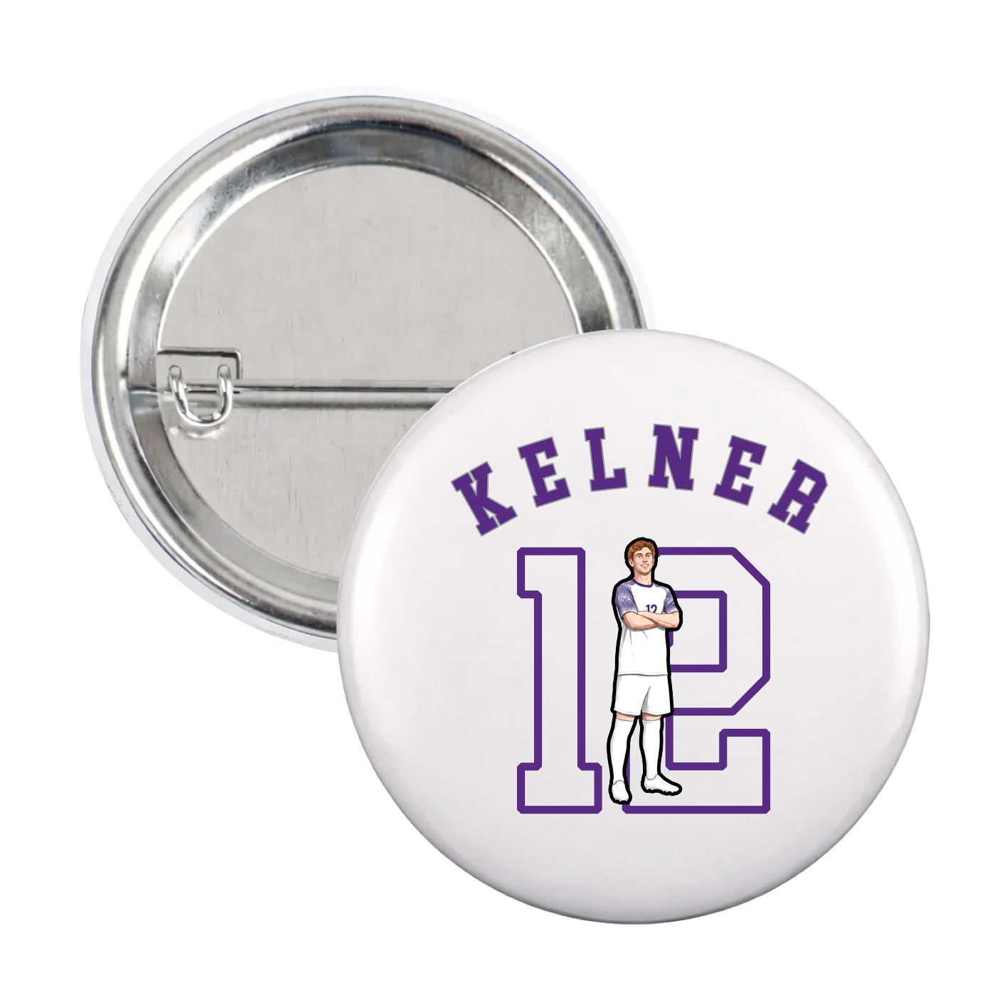 Game Day Button — Shirsey Arch in White