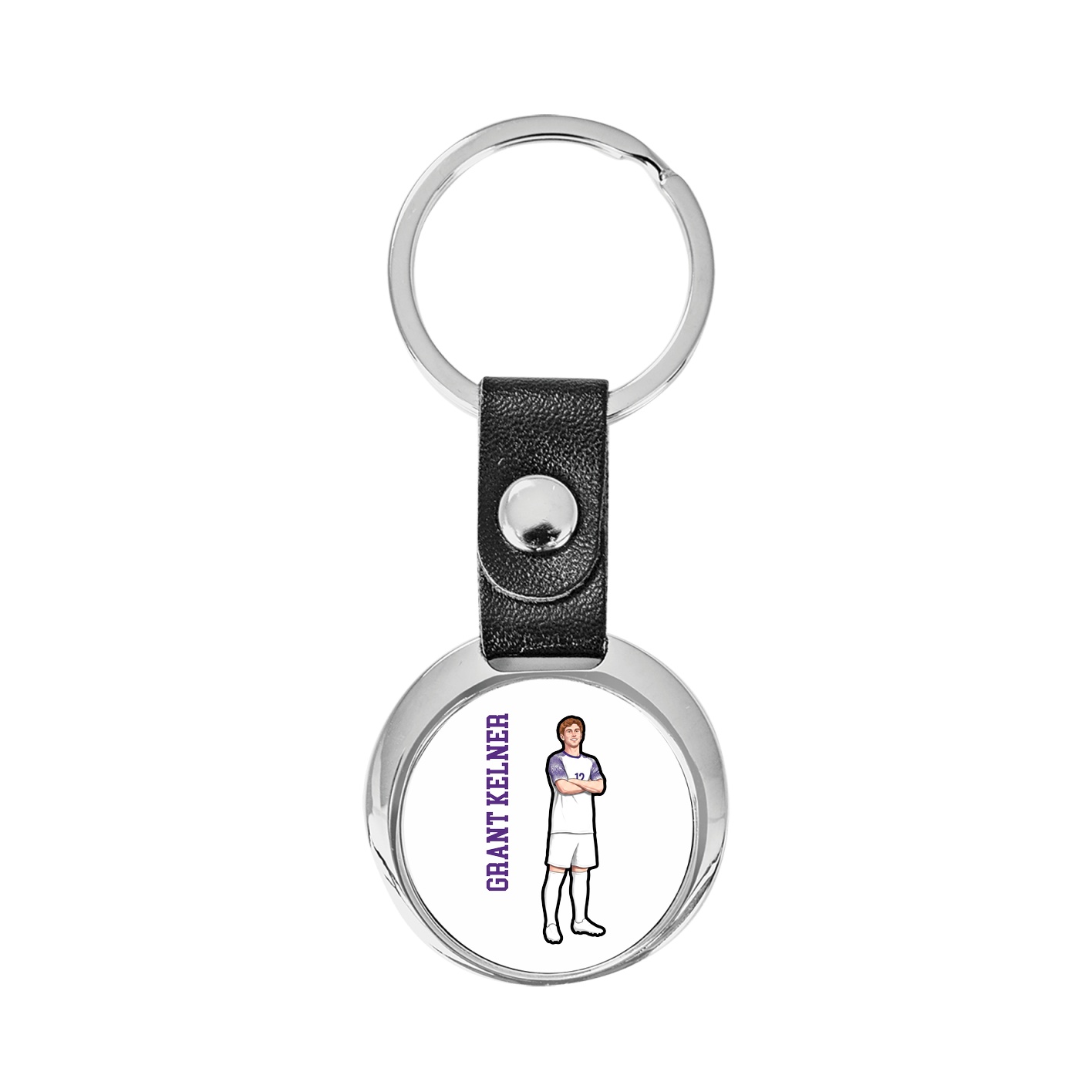 Key Chain — Name Vertical in Classic