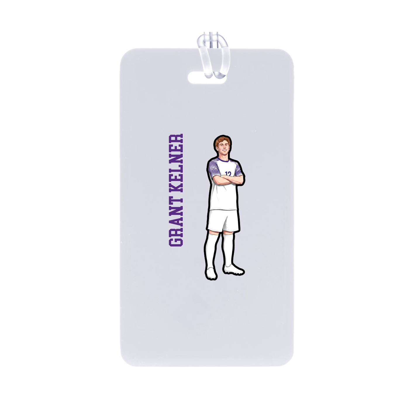 Bag Tag — Name Vertical in Classic