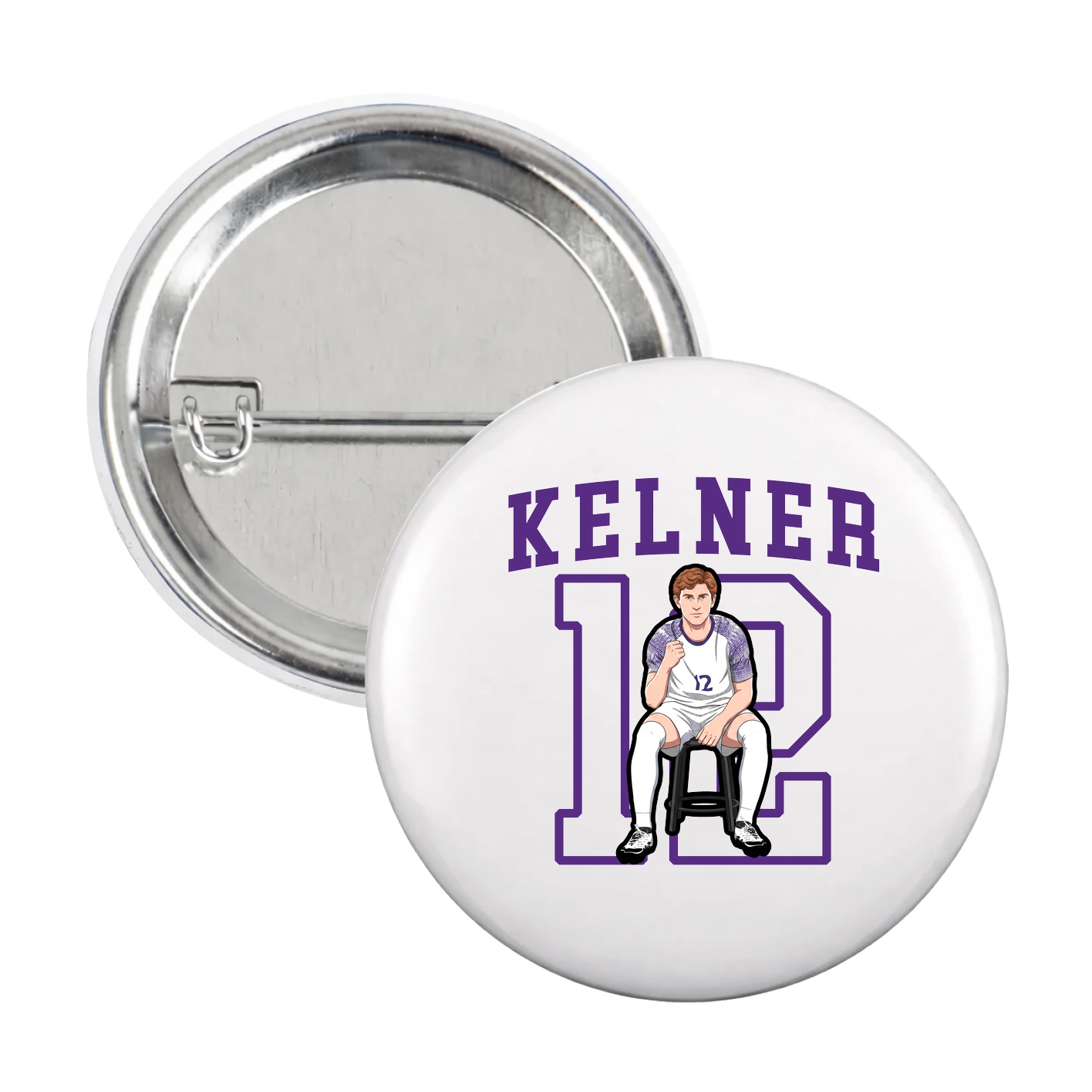 Game Day Button — Shirsey in White