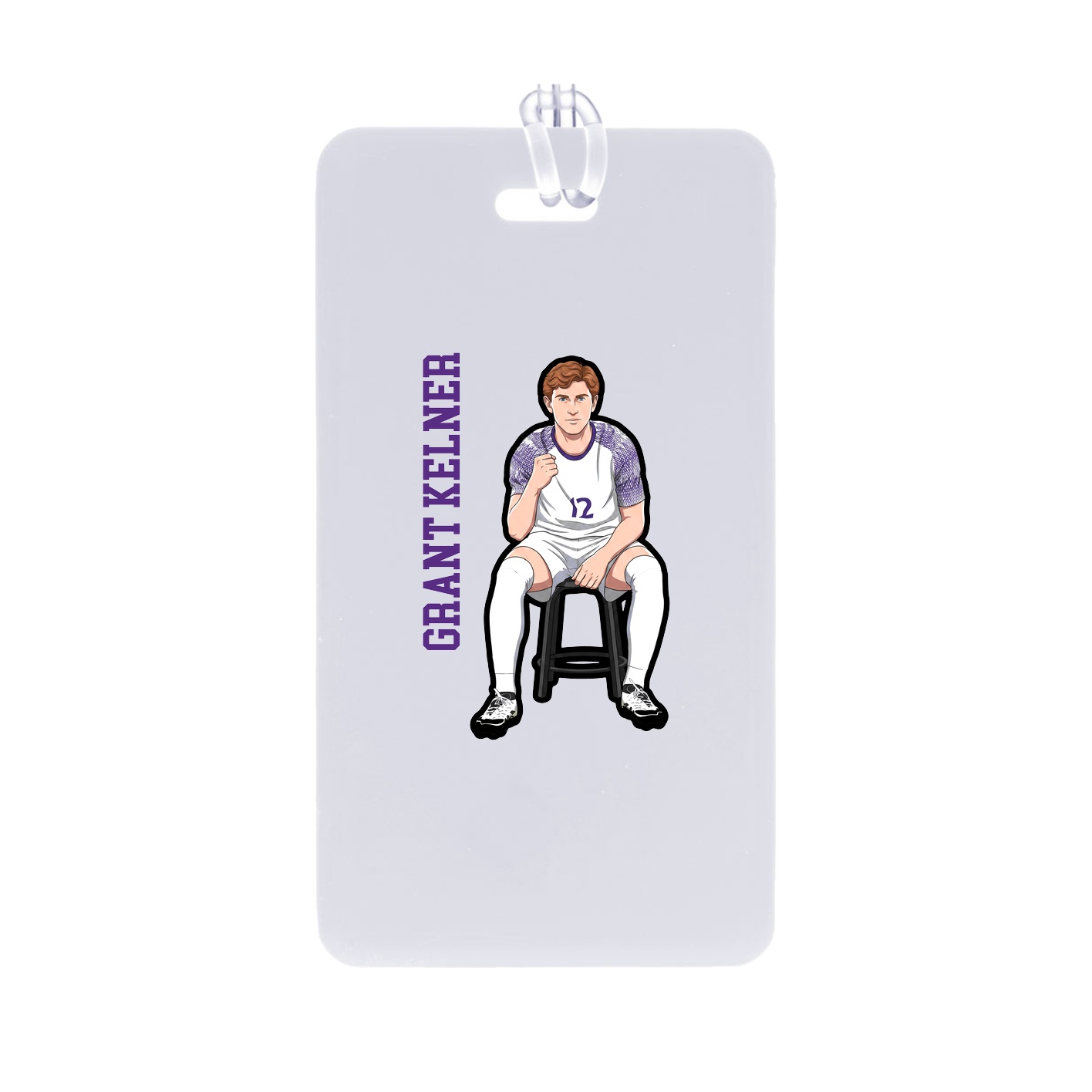 Bag Tag — Name Vertical in Classic