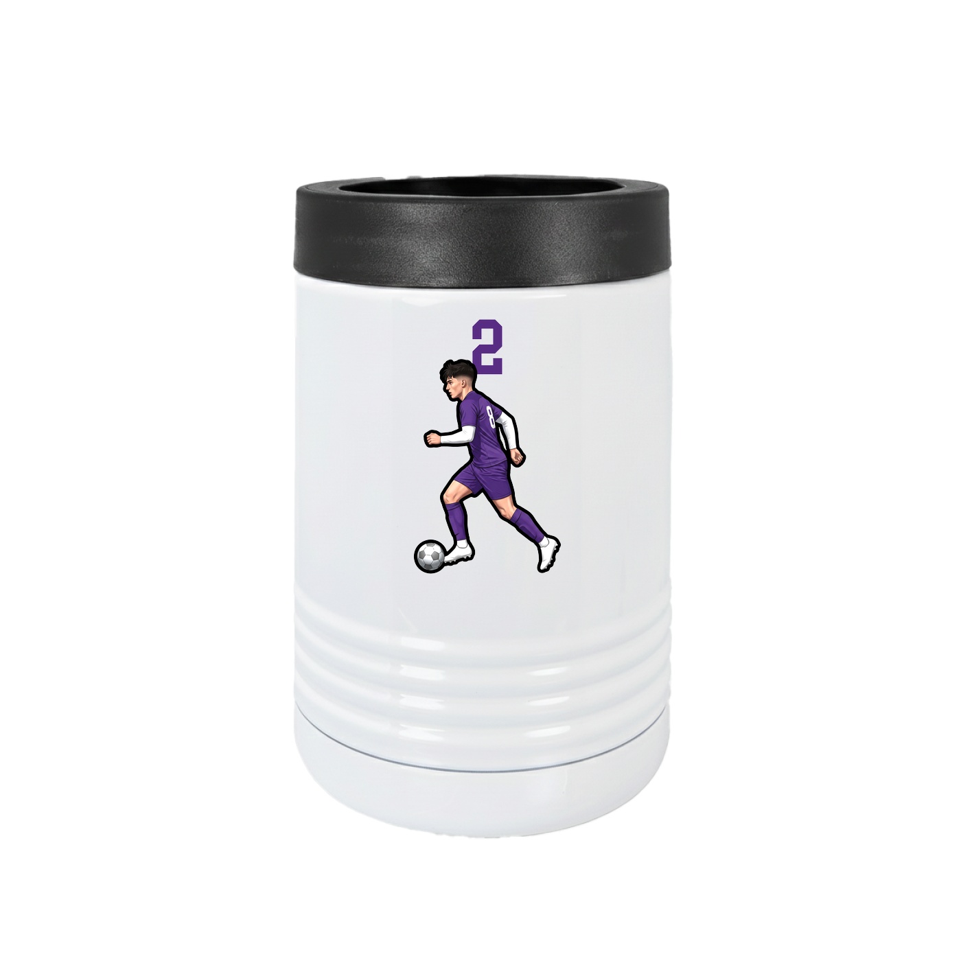 Beverage Holder — Number Top in White
