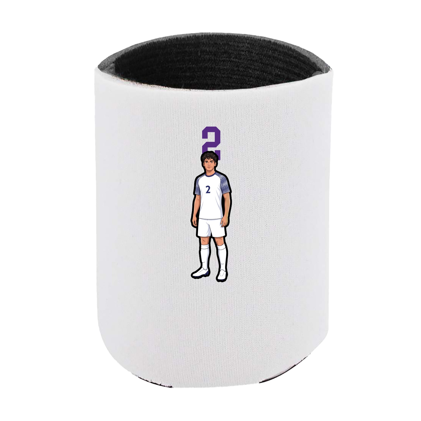 Can Holder — Number Top in White