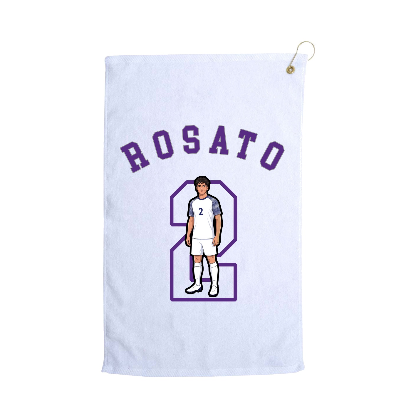 Golf Towel — Shirsey Arch in White