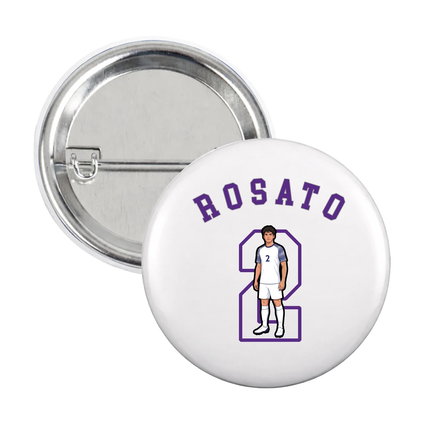 Game Day Button — Shirsey Arch in White