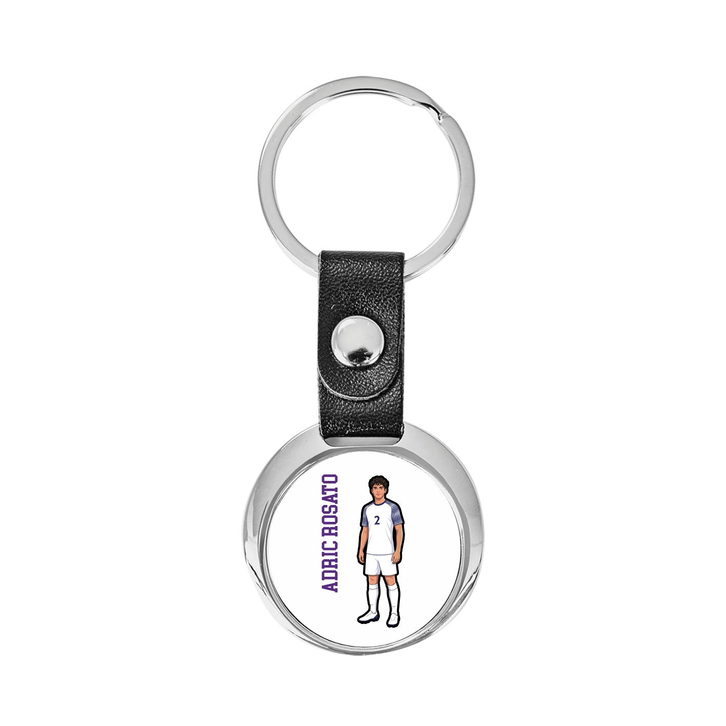 Key Chain — Name Vertical in Classic