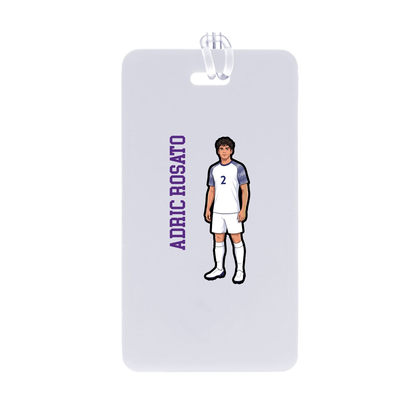 Bag Tag — Name Vertical in Classic