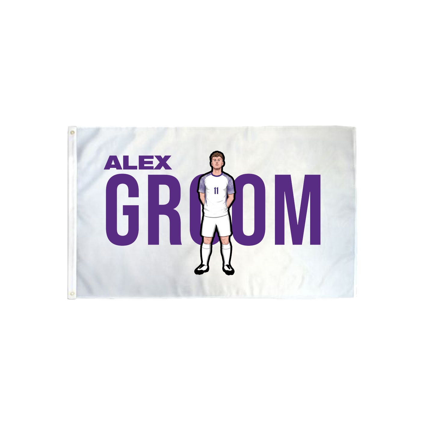 3x5 Flag — Player Name in Classic