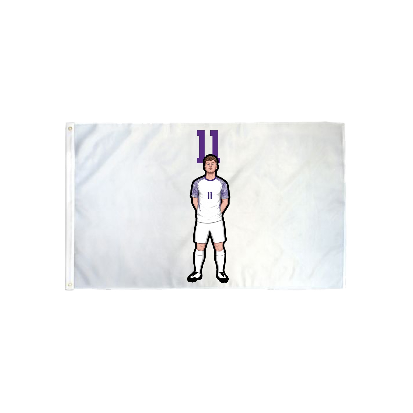 3x5 Flag — Number Top in Classic