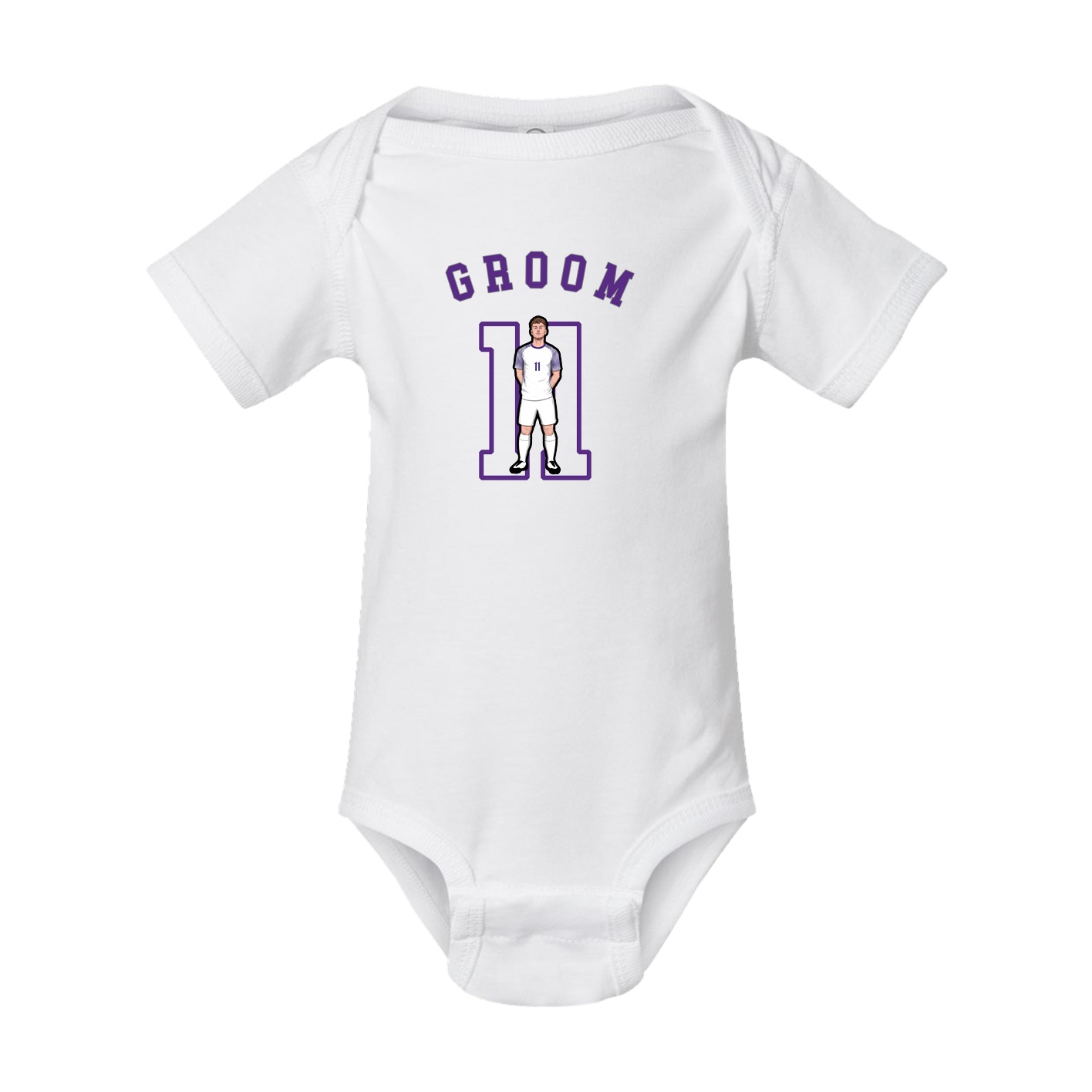 Baby Onesie — Shirsey Arch in White