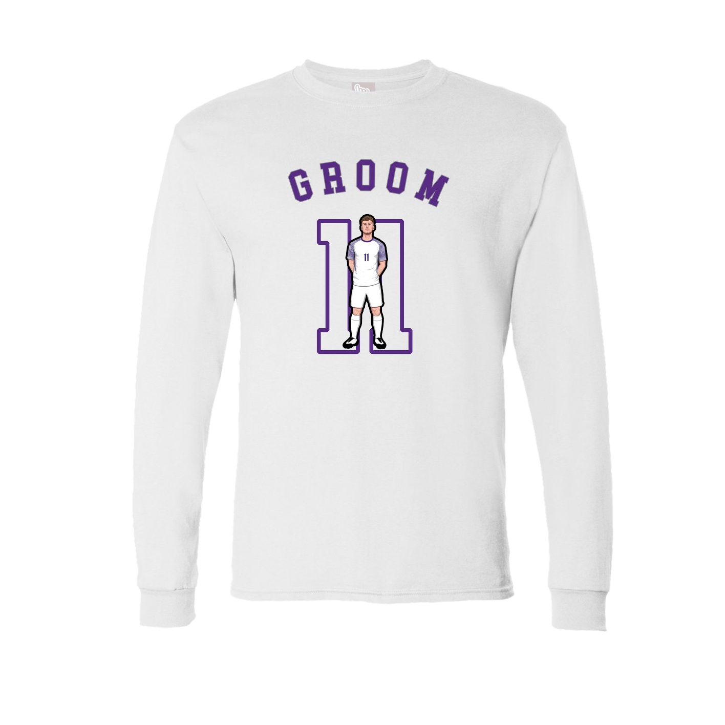 Long Sleeve Tee — Shirsey Arch in White
