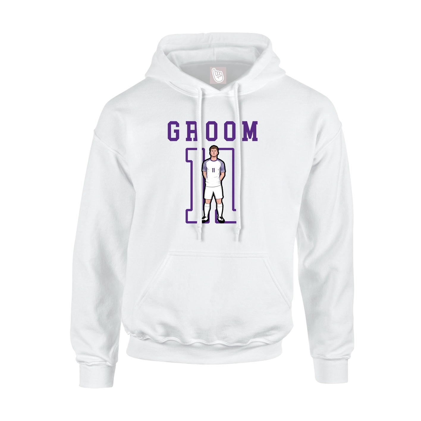 Youth Hoodie — Shirsey in White