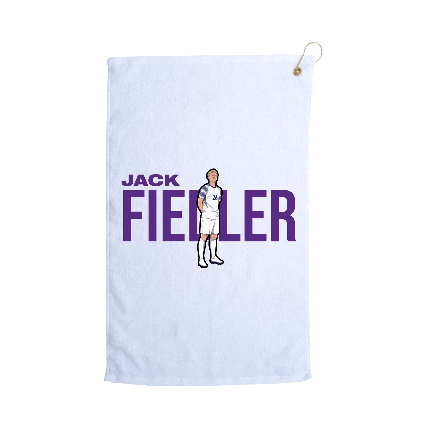 Golf Towel — Player Name in White