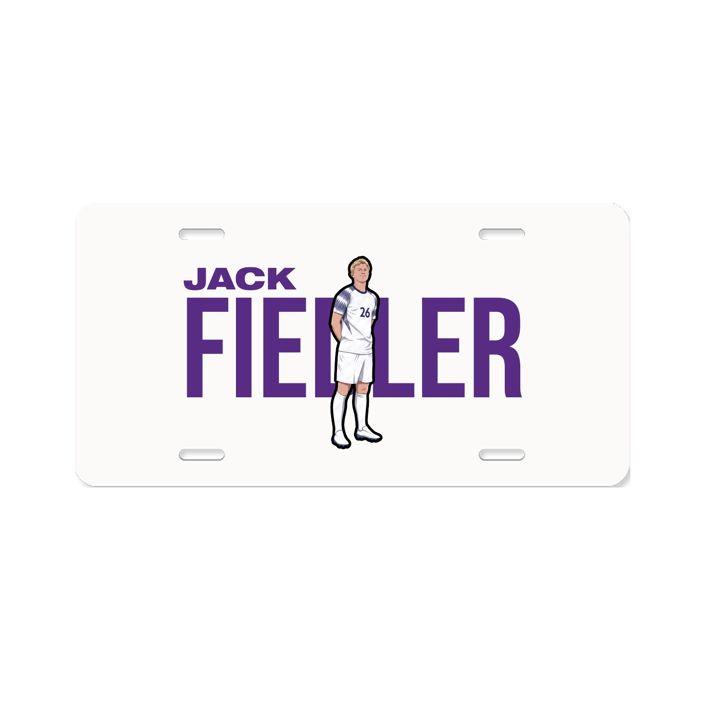 License Plate — Player Name in Classic