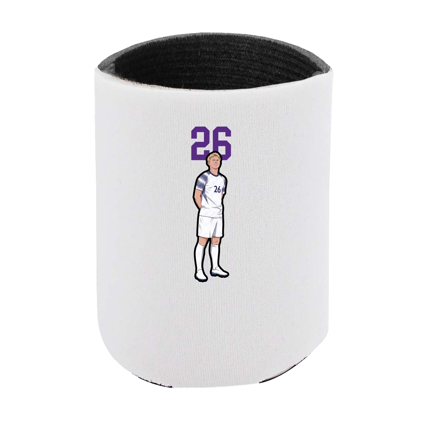 Can Holder — Number Top in White
