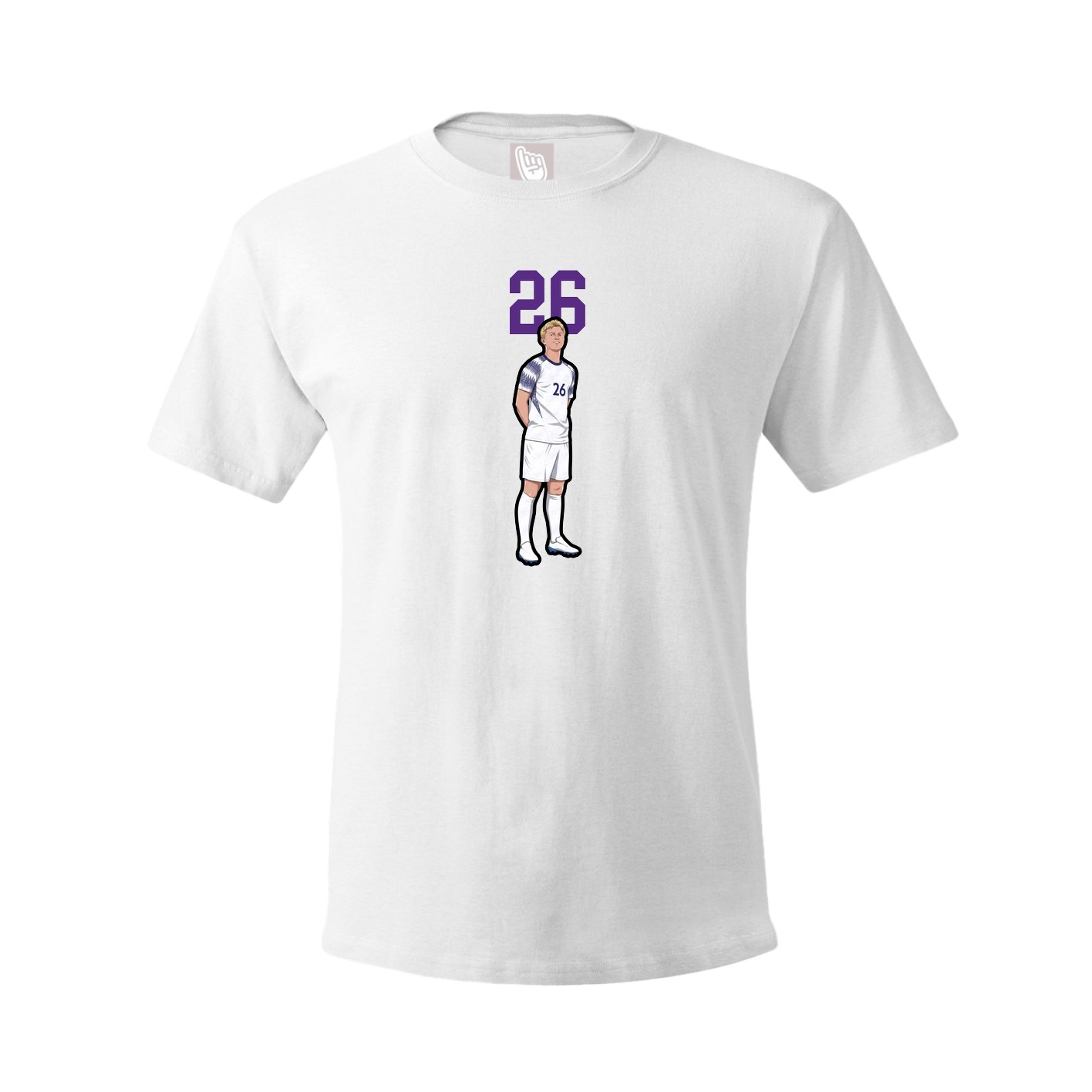 Tee — Number Top in White