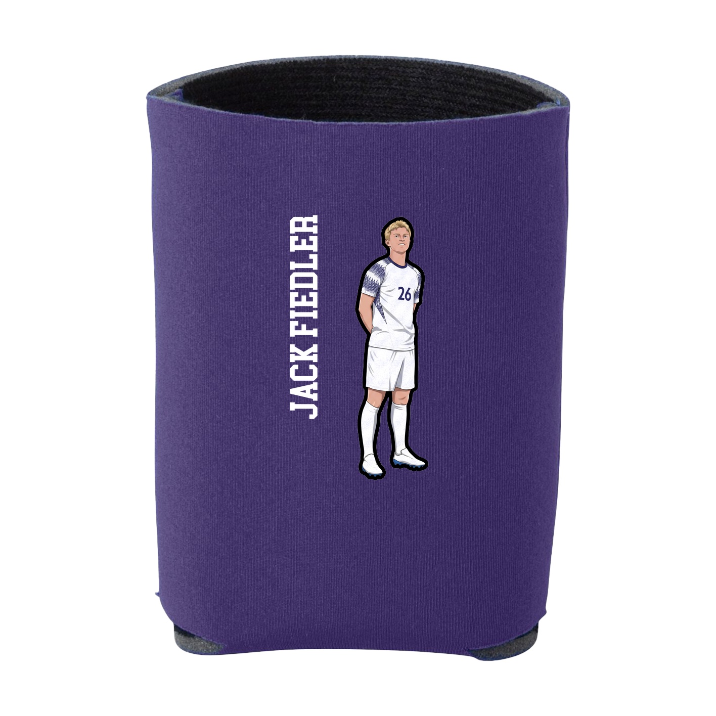 Can Holder — Name Vertical in Purple