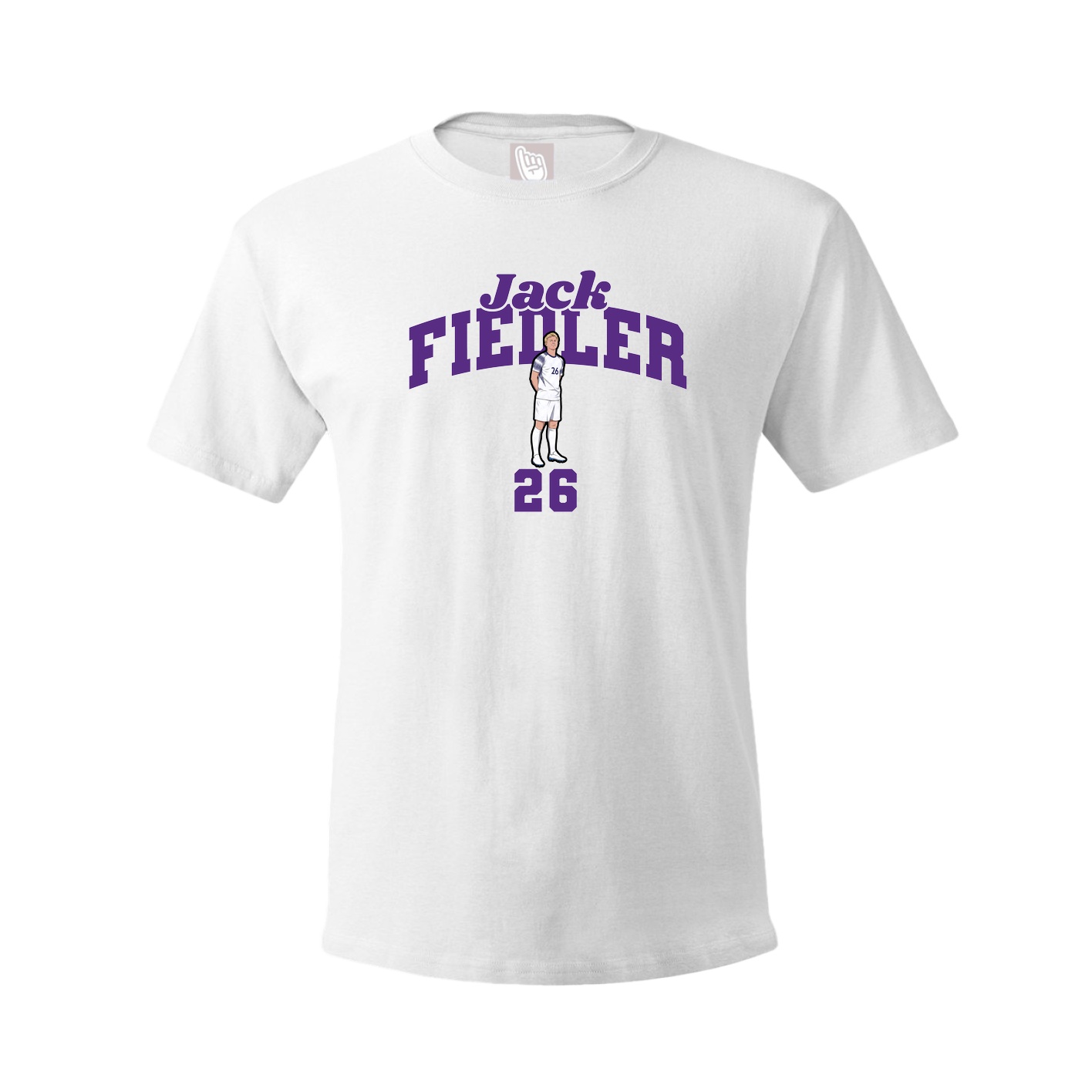 Youth Tee — Signature Arch in White
