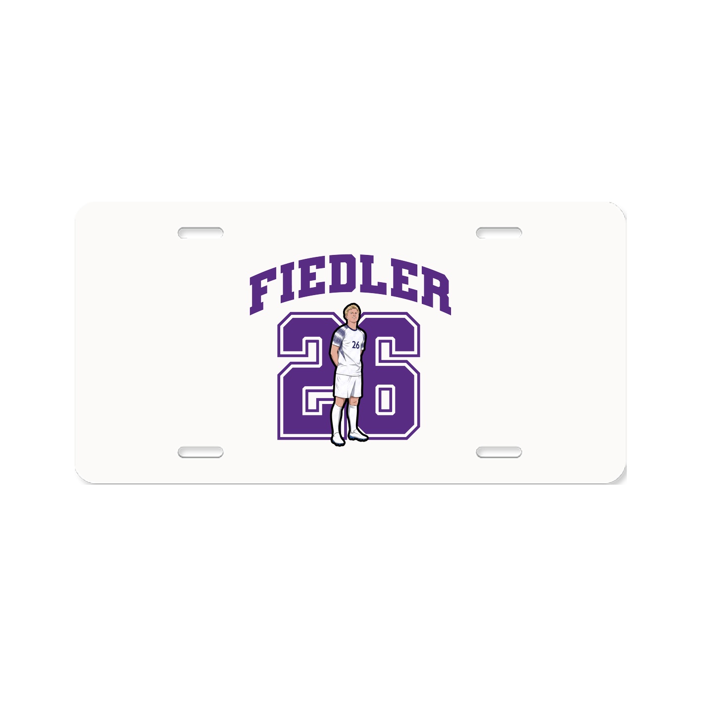 License Plate — Number in Classic