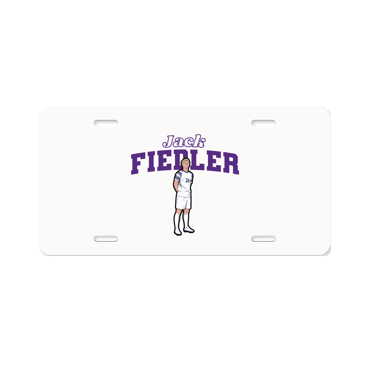 License Plate — Name Arch in Classic