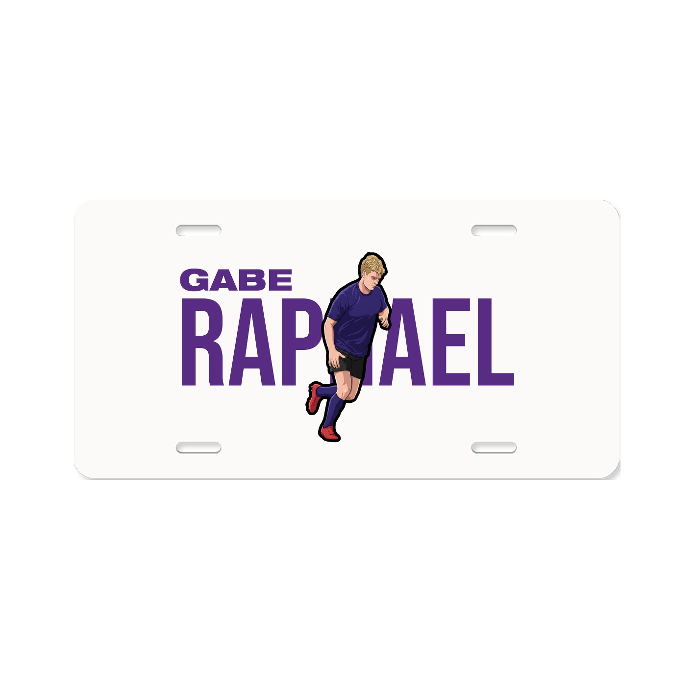 License Plate — Player Name in Classic