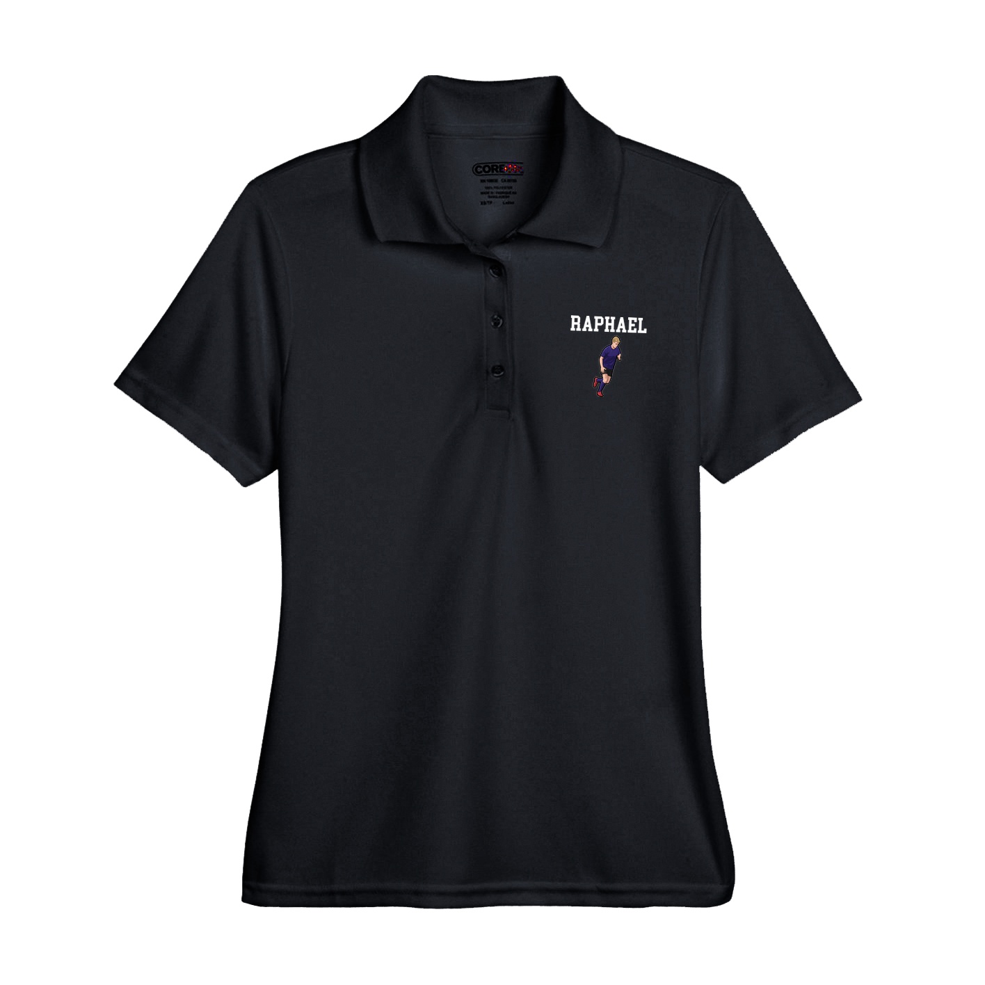 Womens Performance Polo — Shirsey in Black