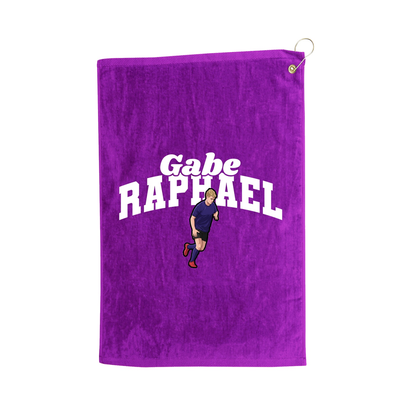 Golf Towel — Signature Arch in Purple