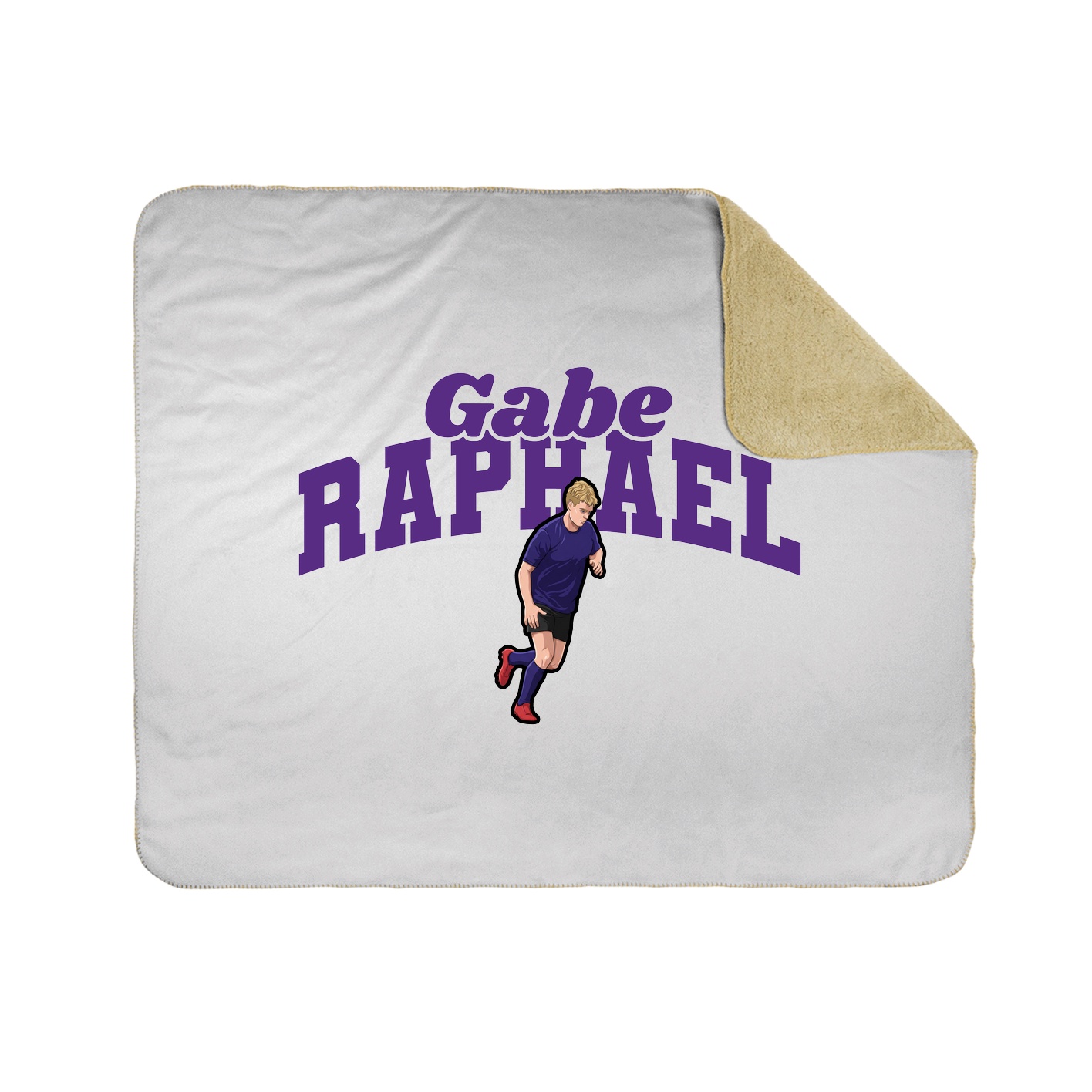 Throw Blanket — Signature Arch in White