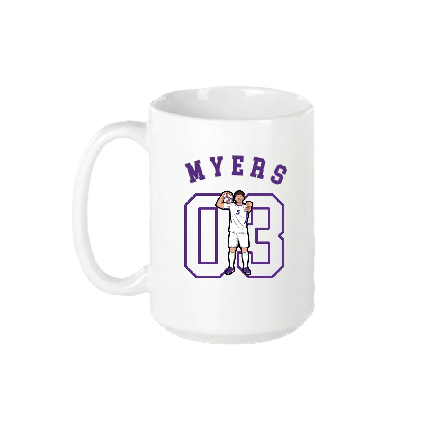 15oz Coffee Mug — Shirsey Arch in White