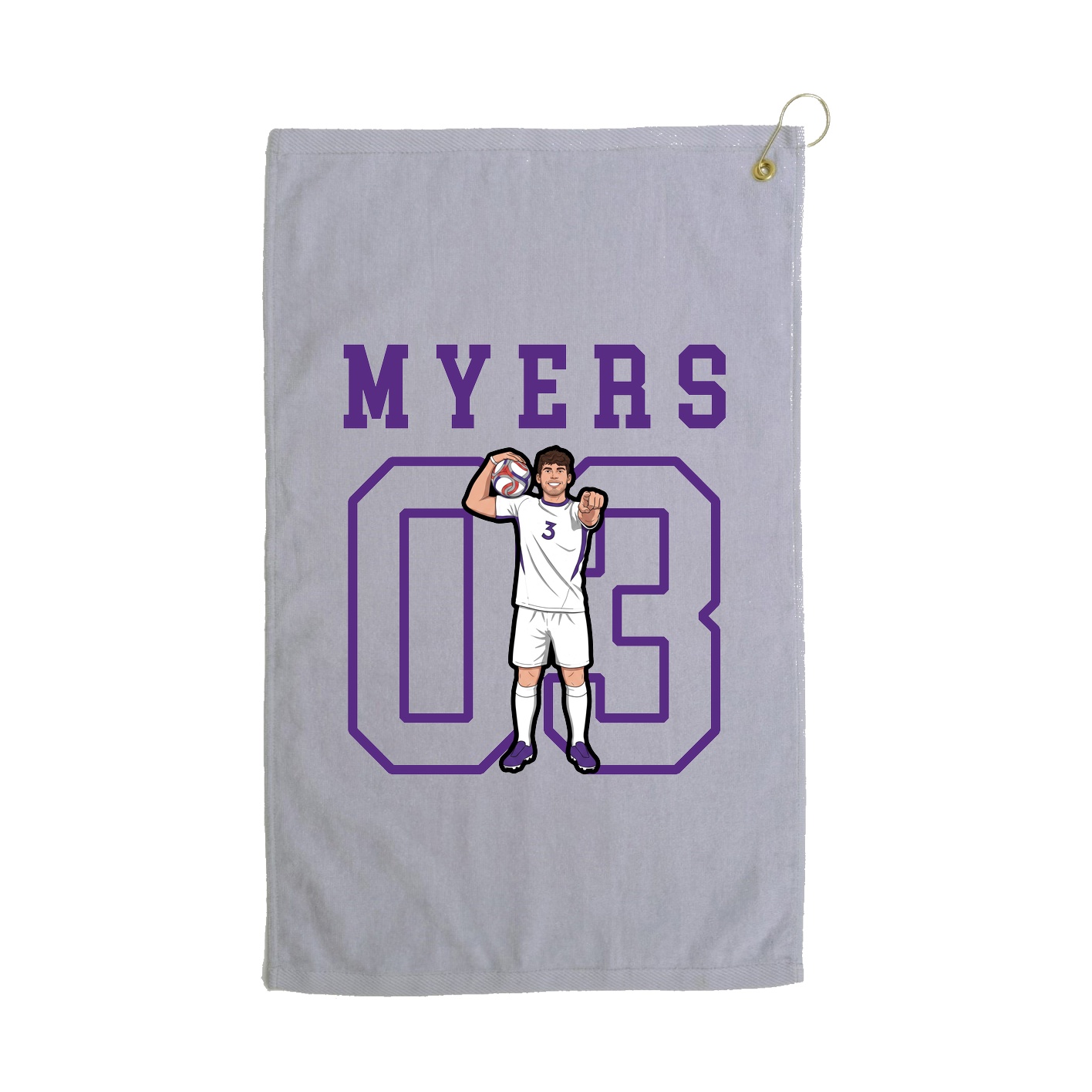 Golf Towel — Shirsey in Grey