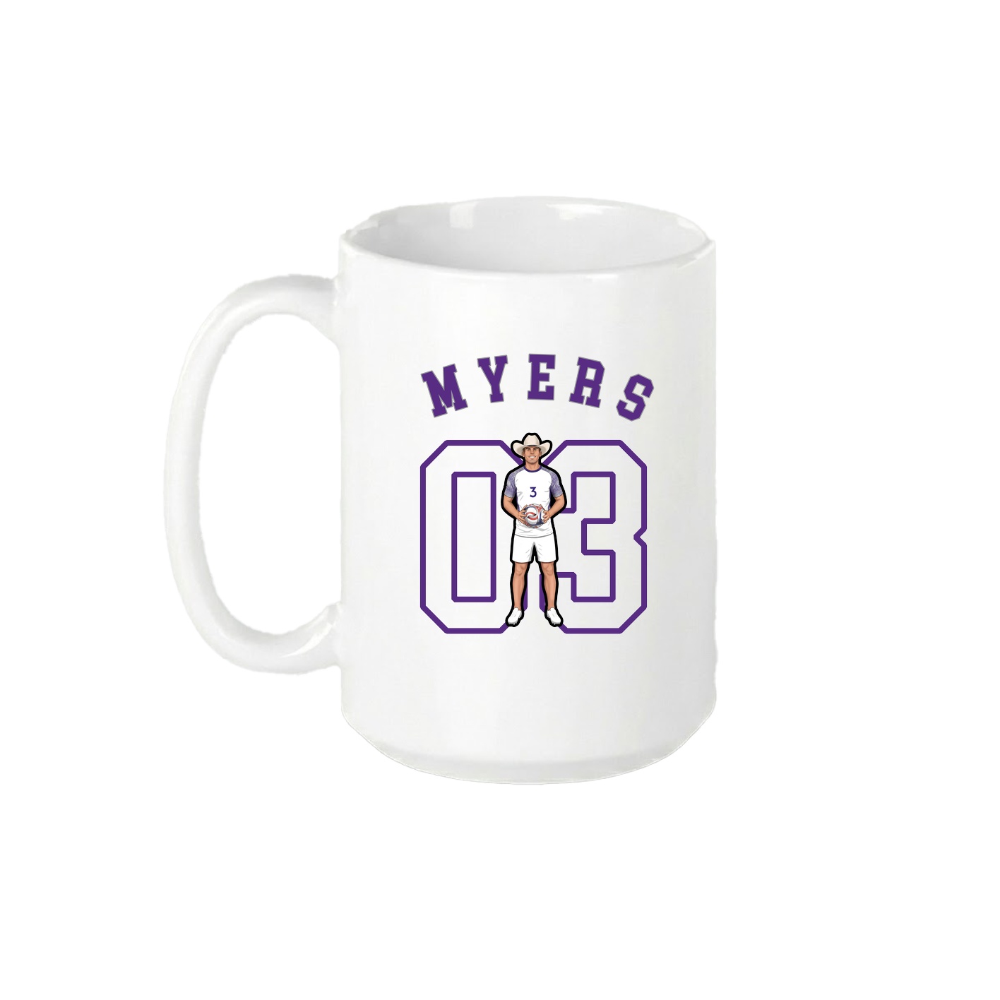 15oz Coffee Mug — Shirsey Arch in White