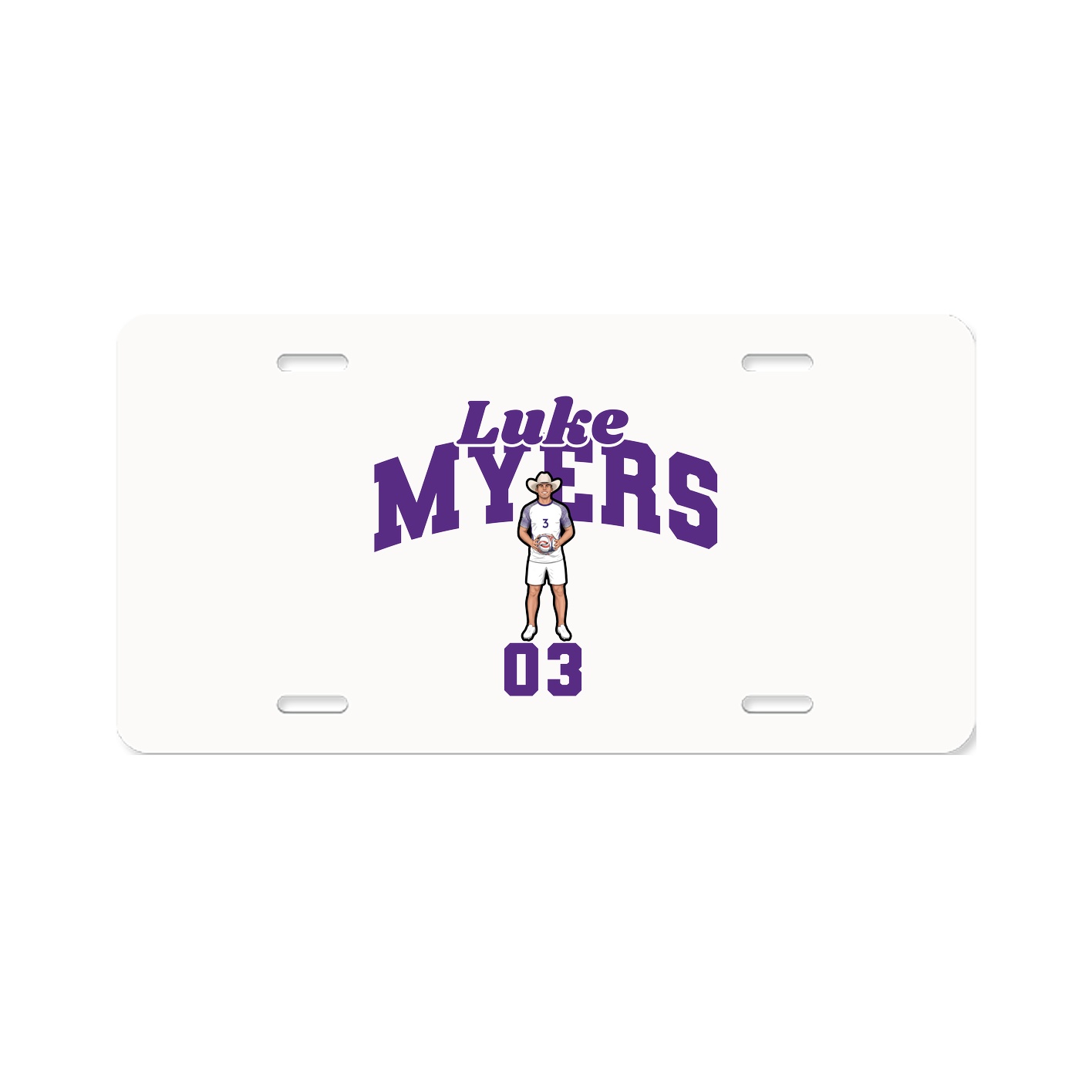 License Plate — Signature Arch in Classic