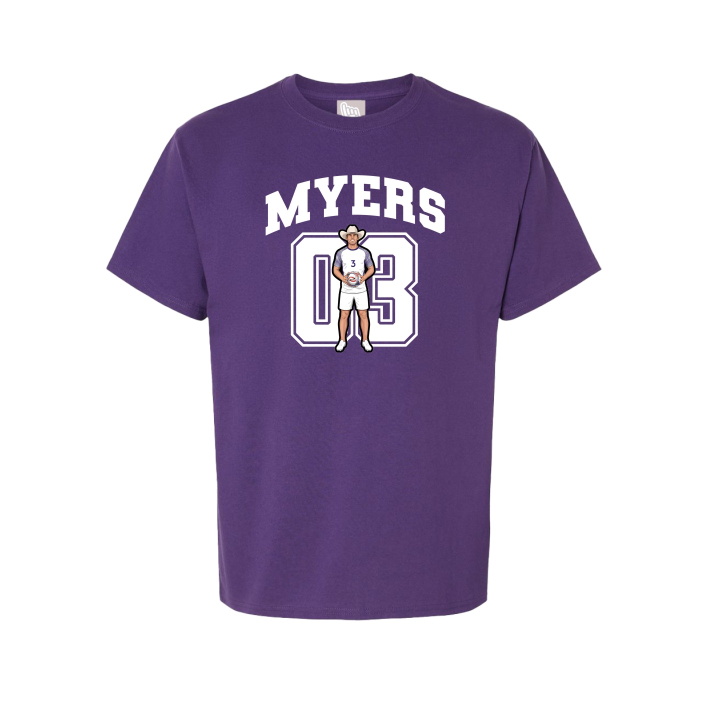 Tee — Number in Purple