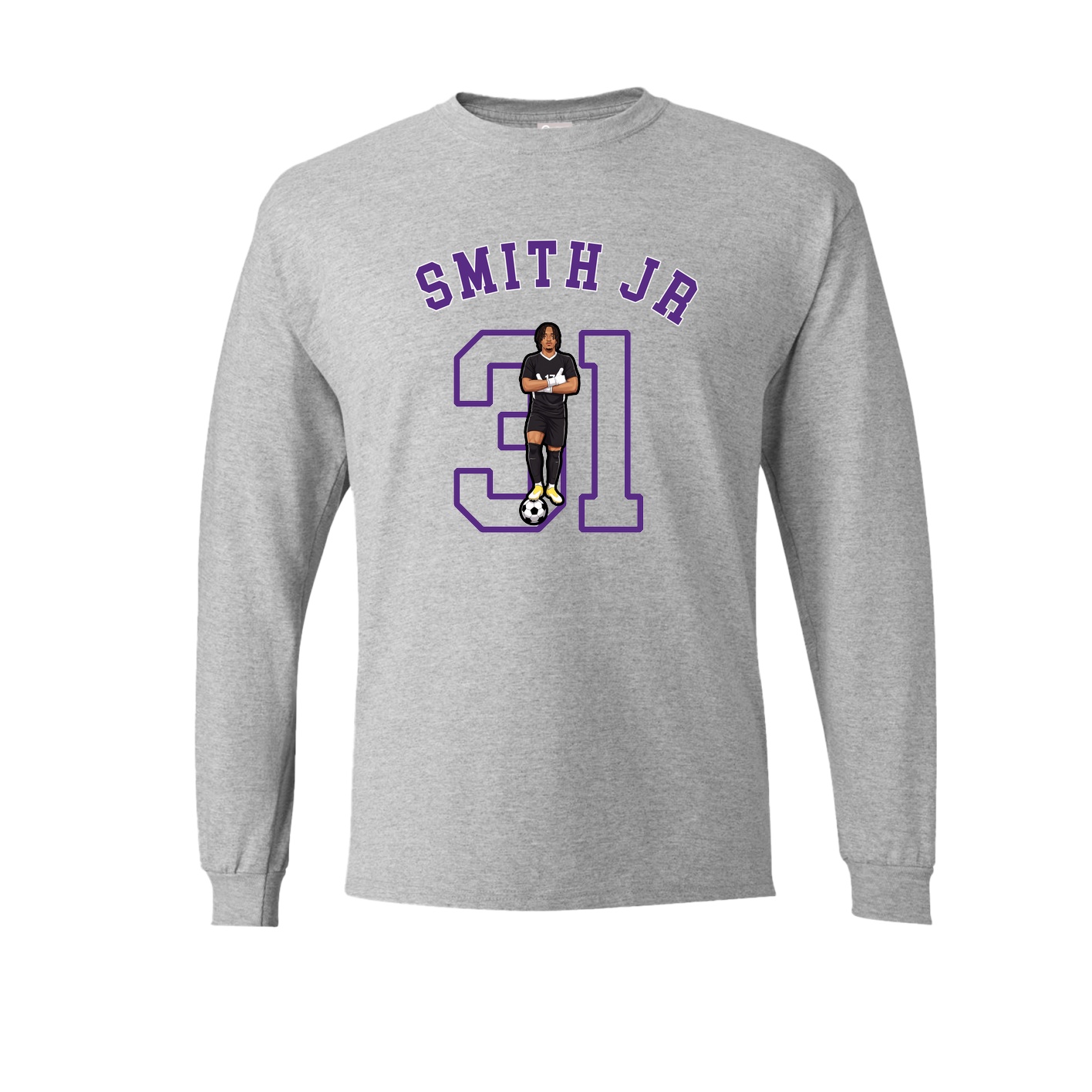Long Sleeve Tee — Shirsey Arch in Grey