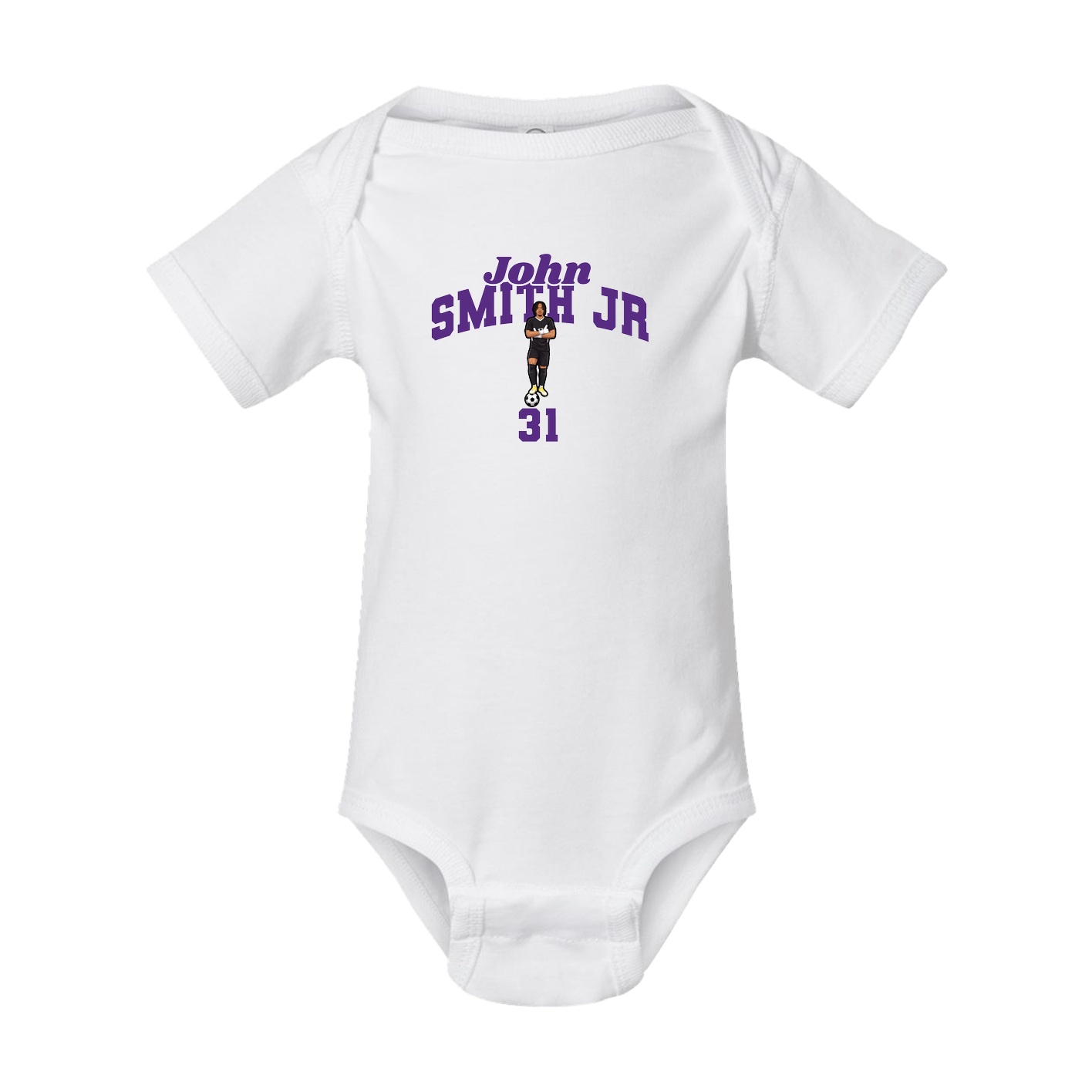 Baby Onesie — Signature Arch in White