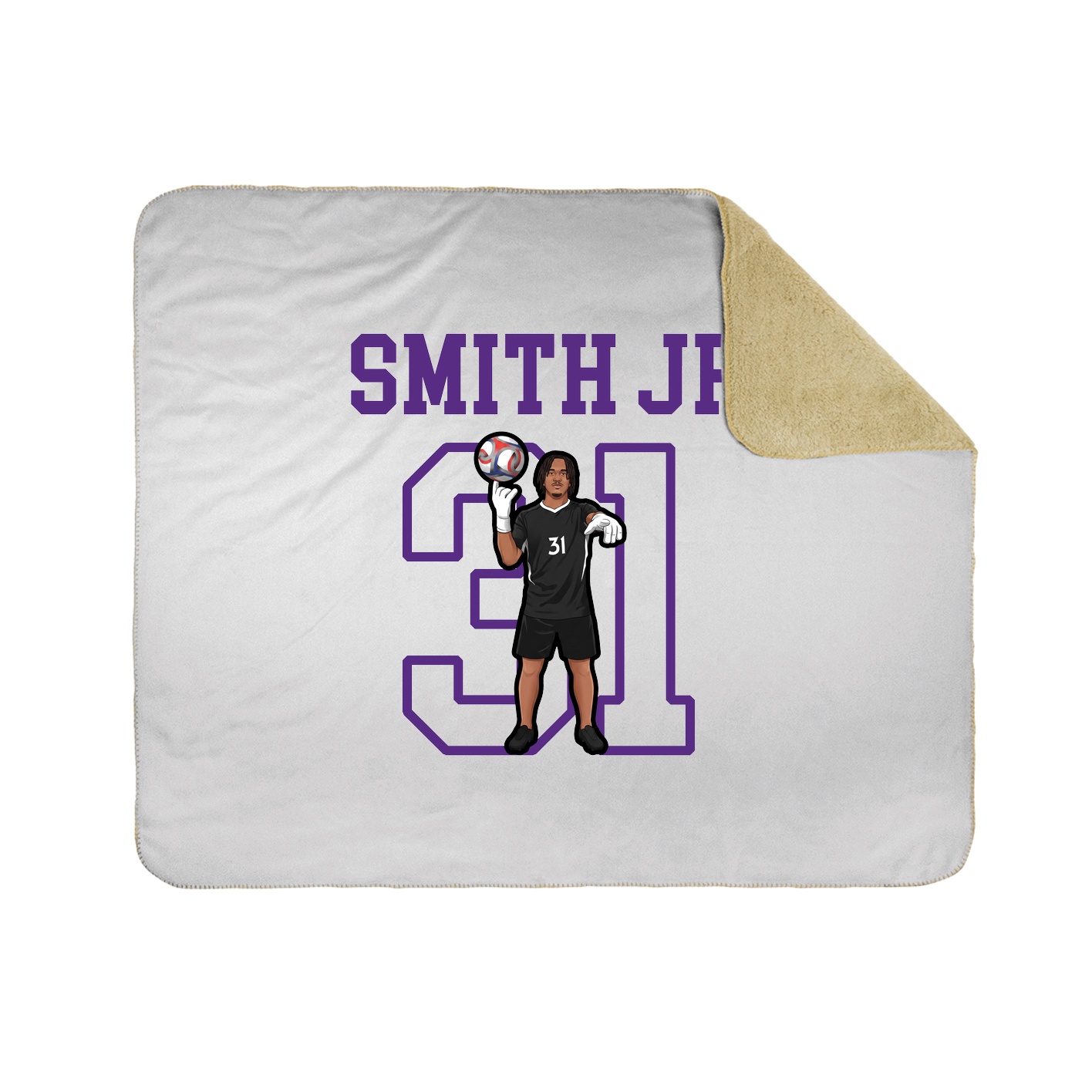 Throw Blanket — Shirsey in White