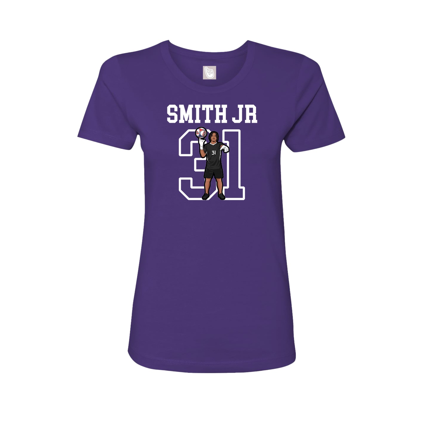 Fitted Women's Tee — Shirsey in Purple