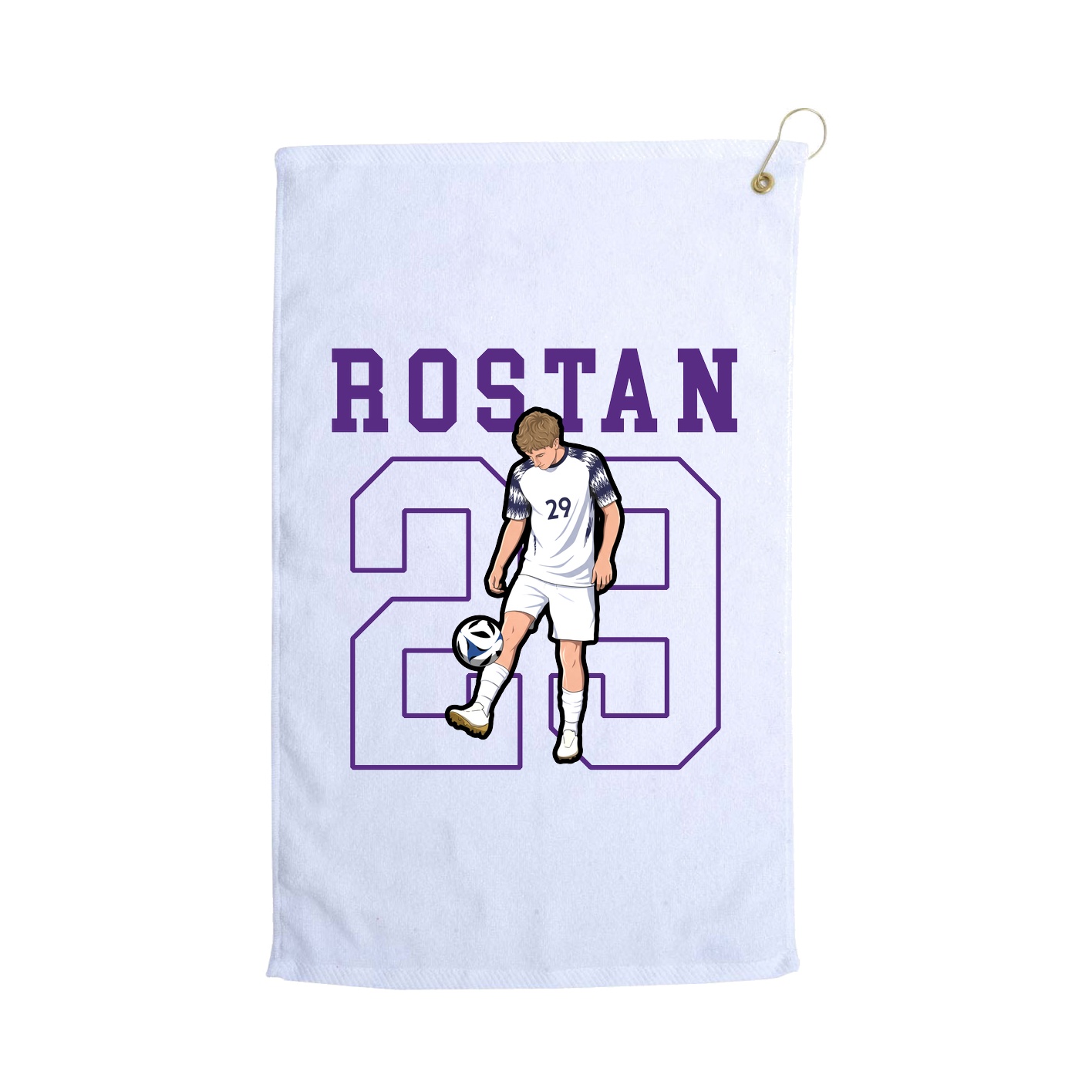 Golf Towel — Shirsey in White