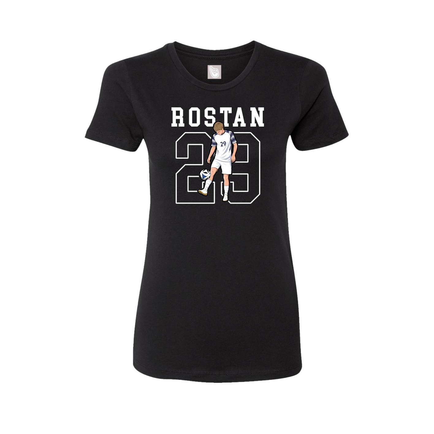 Fitted Women's Tee — Shirsey in Black