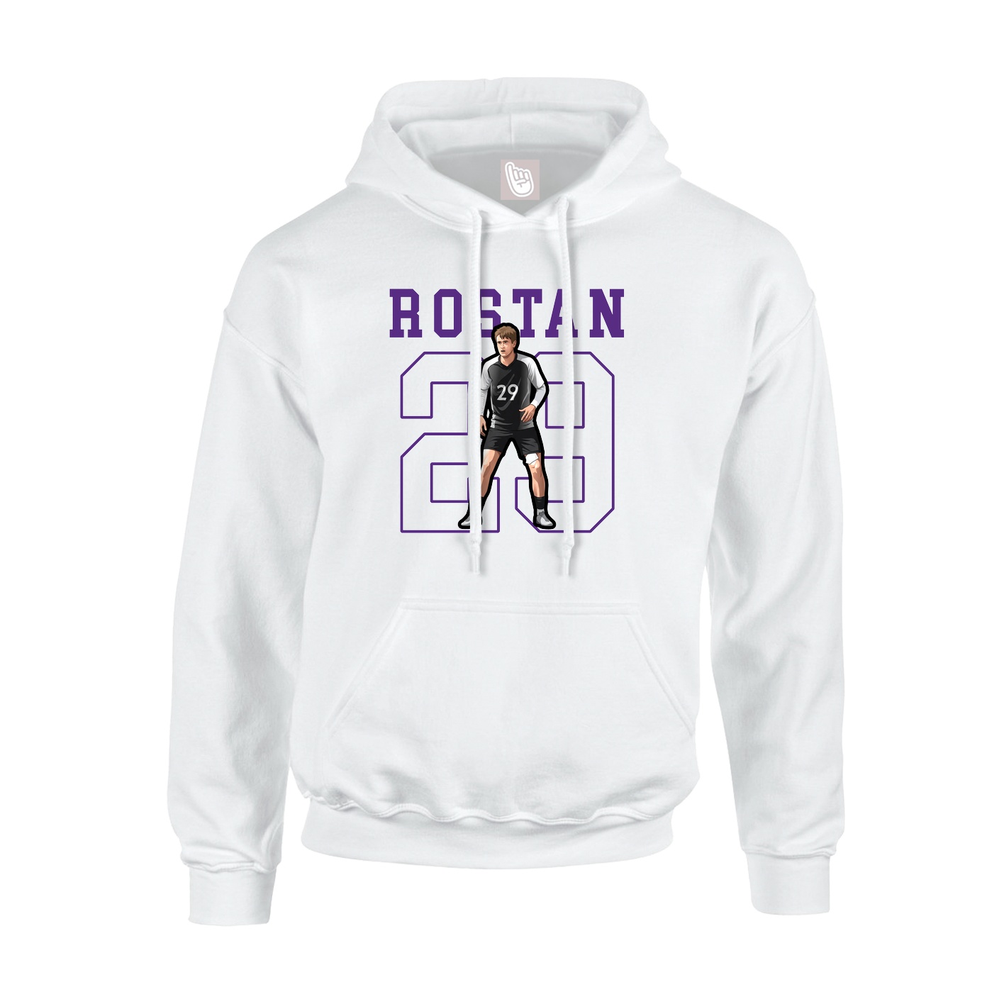 Hoodie — Shirsey in White