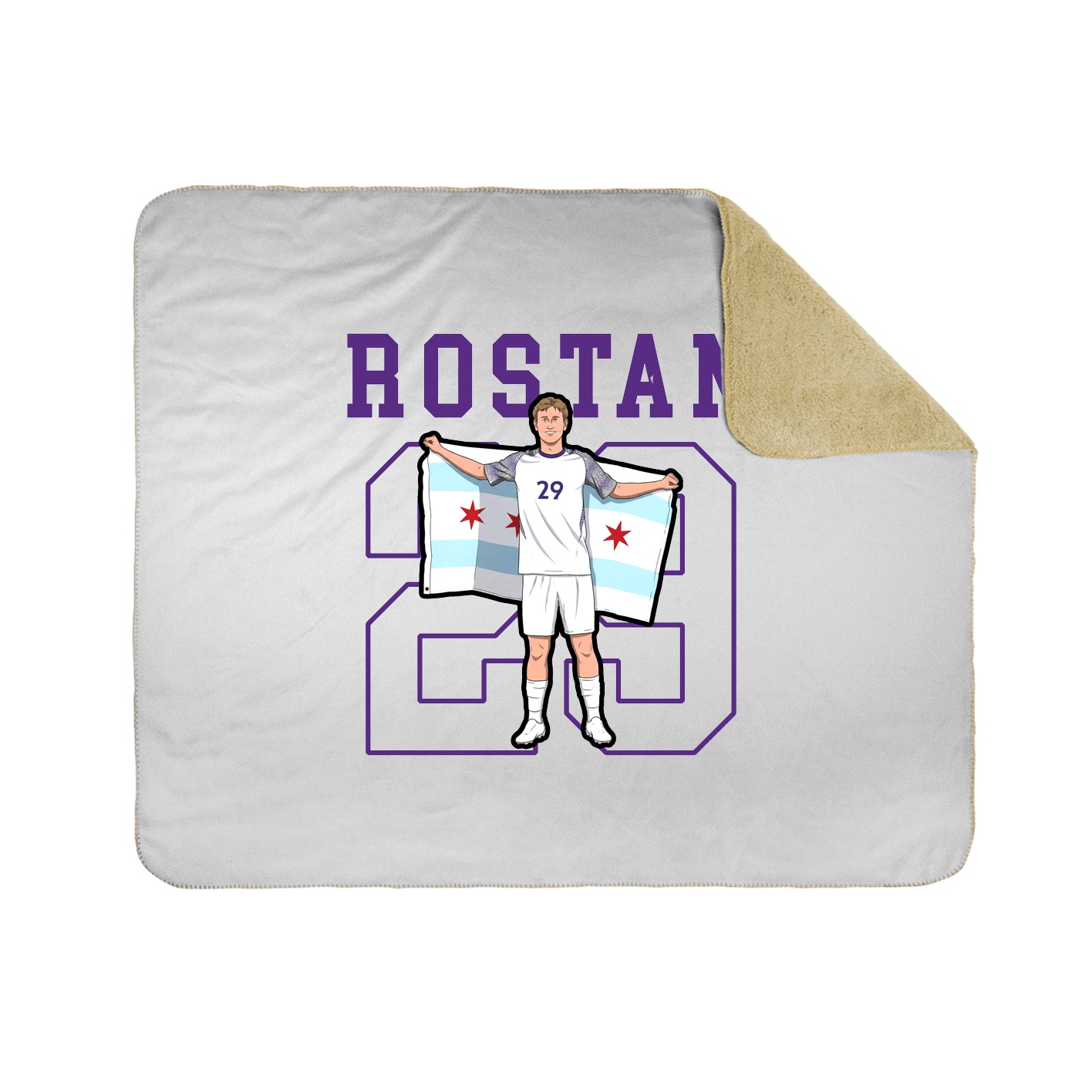 Throw Blanket — Shirsey in White