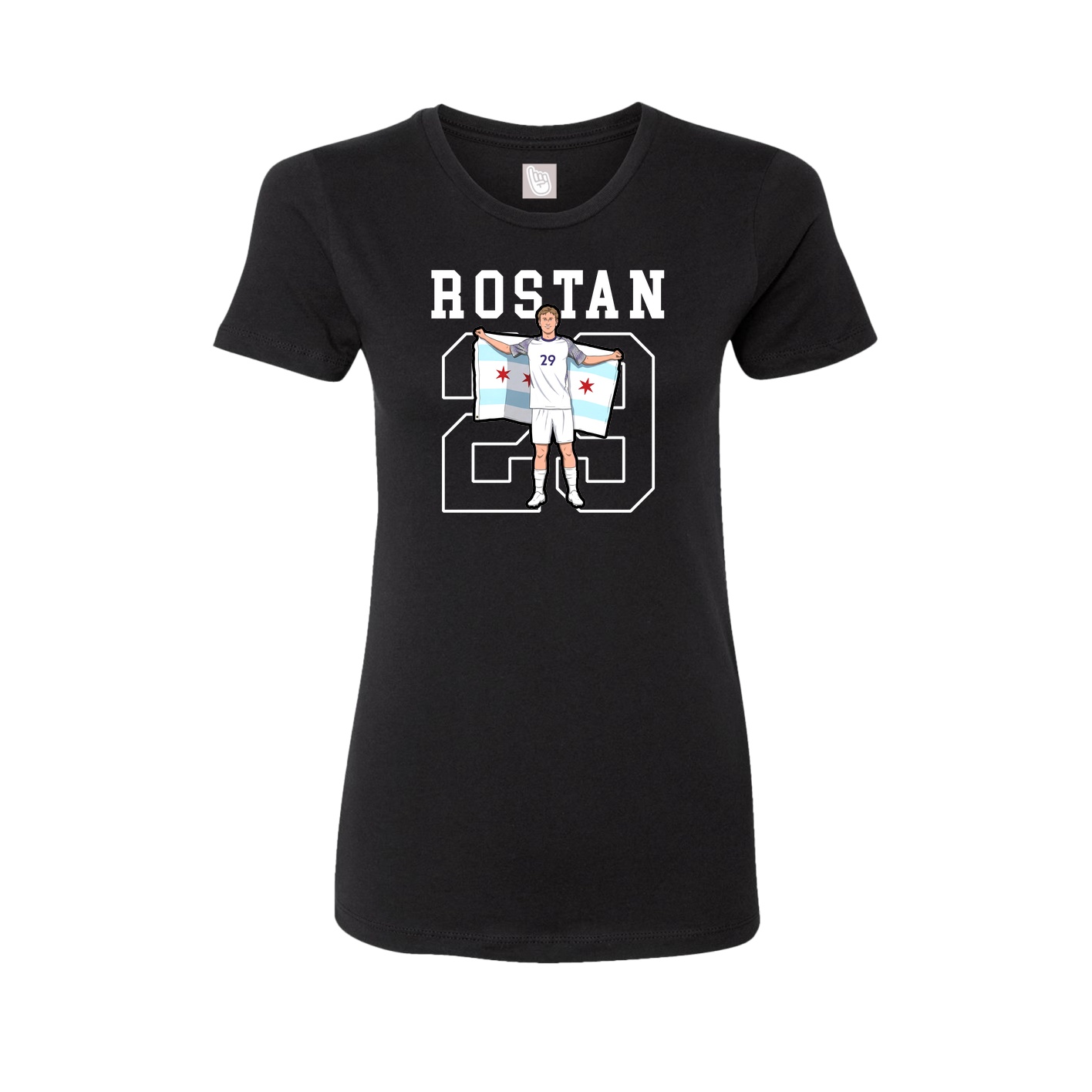 Fitted Women's Tee — Shirsey in Black