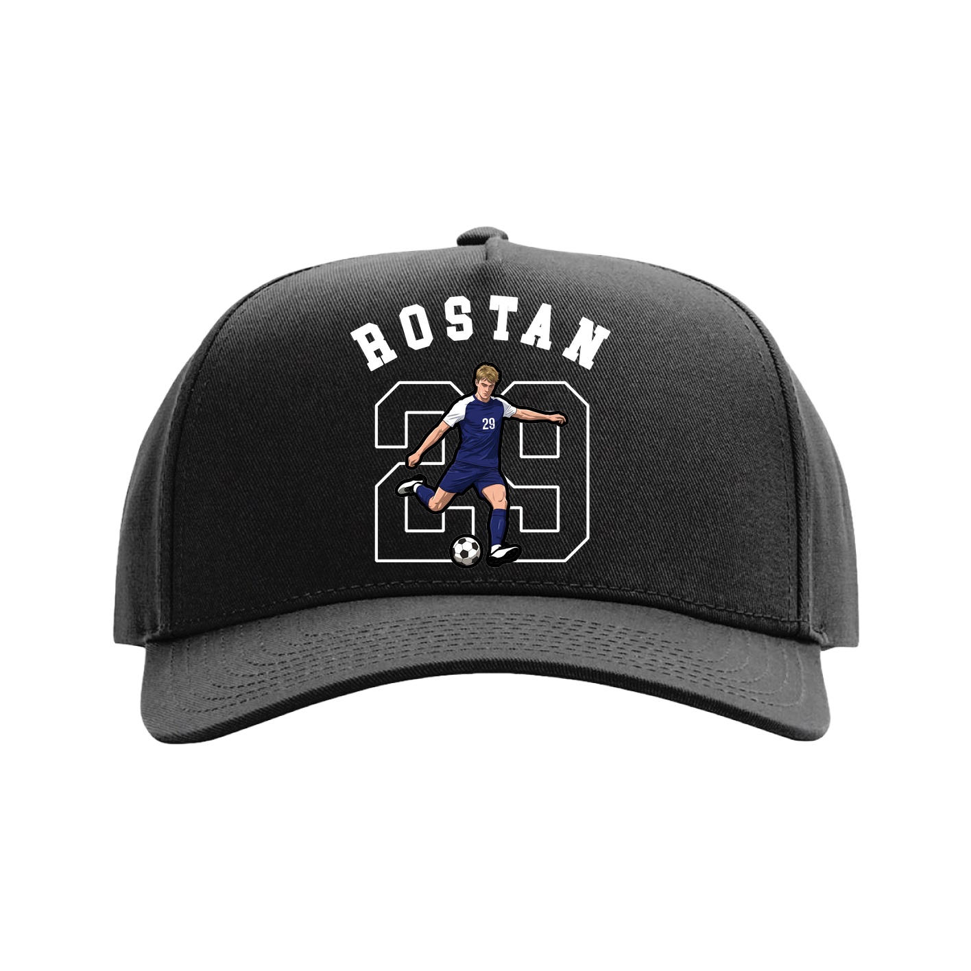 Full Fabric Five-Panel Champ Cap