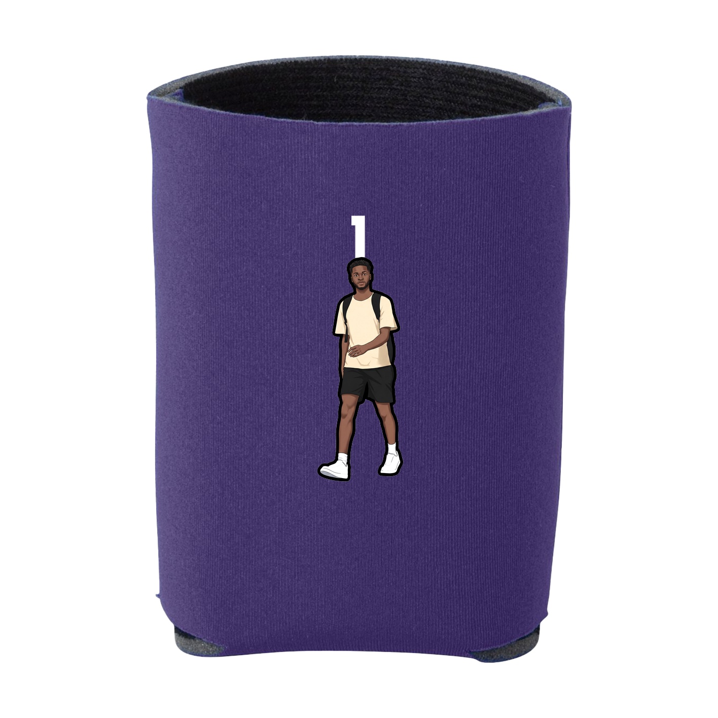 Can Holder — Number Top in Purple