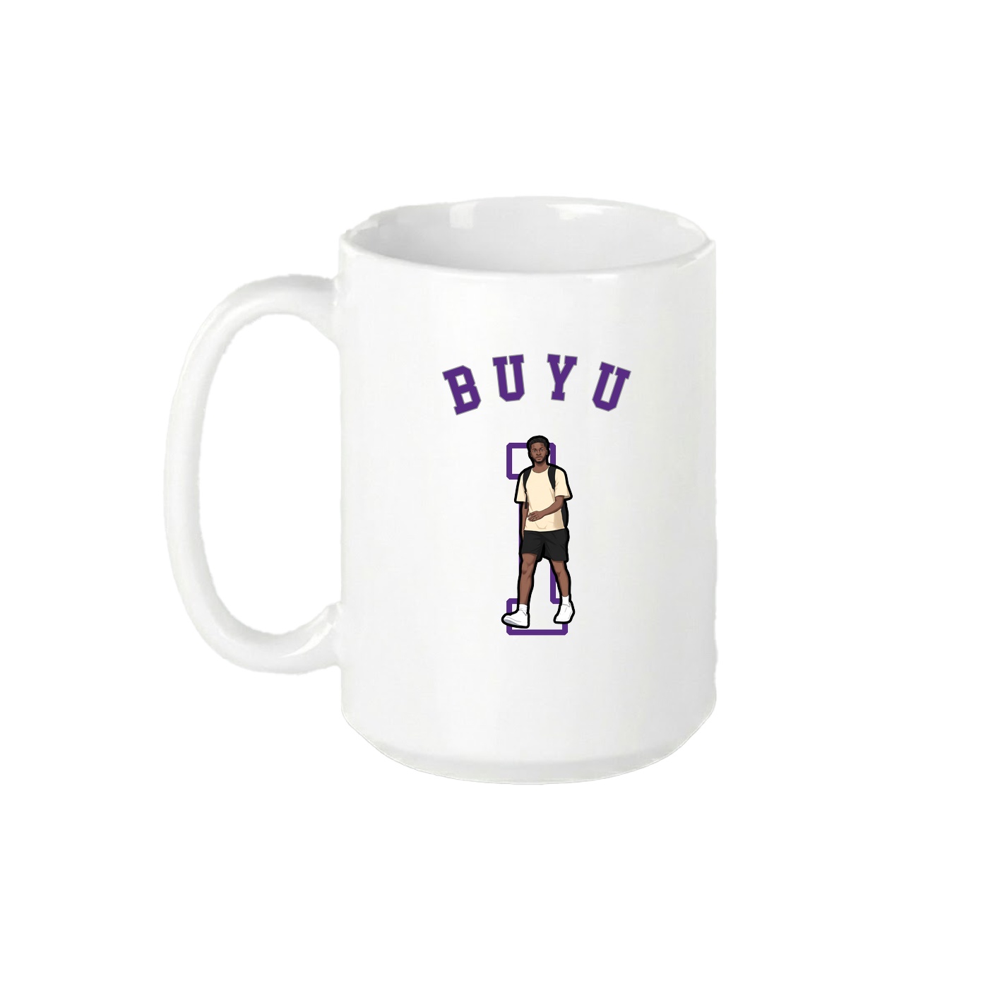 15oz Coffee Mug — Shirsey Arch in White