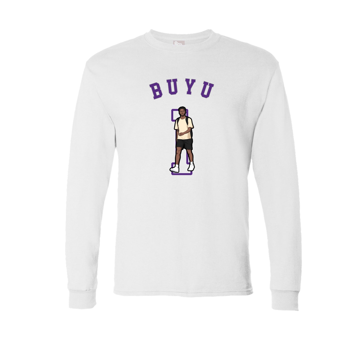 Long Sleeve Tee — Shirsey Arch in White