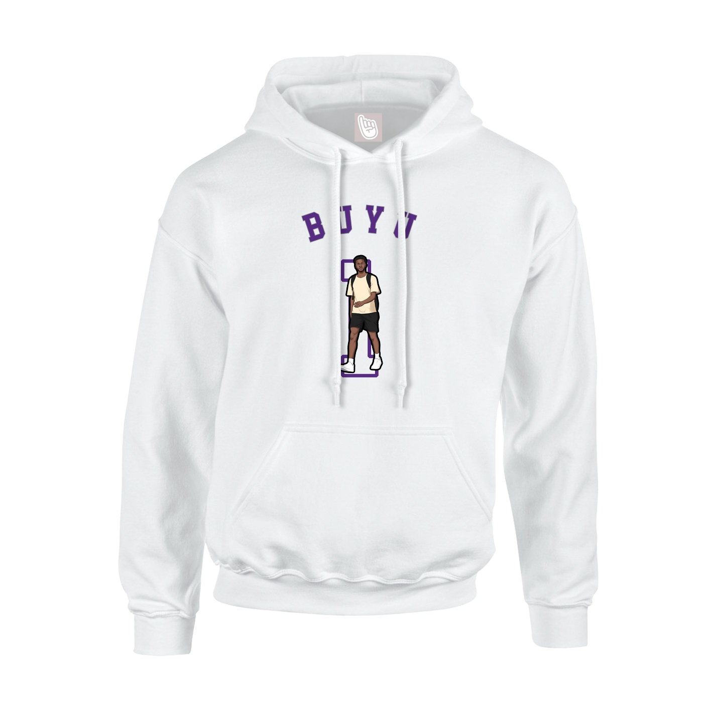 Hoodie — Shirsey Arch in White
