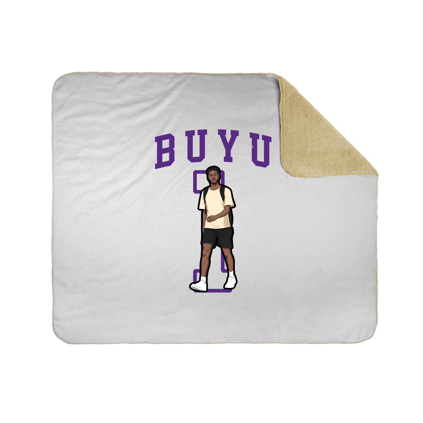 Throw Blanket — Shirsey in White